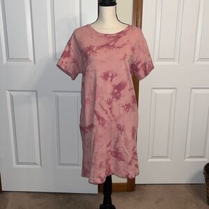 Old Navy Pink Tie Dye Dress